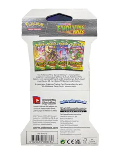 2021 Pokemon Evolving Skies TCG Booster Pack Brand New Factory Sealed Umbreon - Image 2