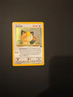 Pokemon Meowth Promo Holo Black Star #10 Game Boy GB Stamp WOTC Vintage - Image 1