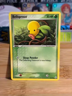 BELLSPROUT 49/92 EX Legend Maker Unlimited Vintage Pokemon TCG Near Mint - Image 1