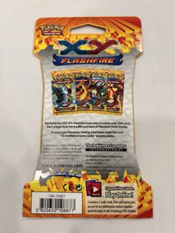Pokemon XY Flashfire Sleeved Booster Pack Pyroar Cover Art - Image 2