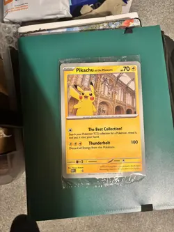 Pikachu At The Museum x Natural History London Jumbo Pokemon Card Mint sealed - Image 1