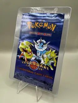 Pokemon Legendary Collection Booster Pack Wrapper Wizards of the Coast - Image 2