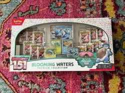 Pokemon TCG: Scarlet & Violet 151 Blooming Waters Box (Sealed) In Hand - Image 1