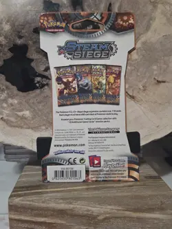 Pokemon XY Steam Siege Sleeved Booster Pack Factory Sealed - Image 2