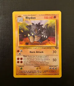 Pokemon Jungle Rhydon 45/64 Rare Vintage WOTC 1999 - Image 2