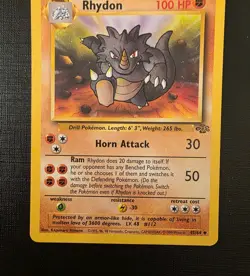Pokemon Jungle Rhydon 45/64 Rare Vintage WOTC 1999 - Image 4