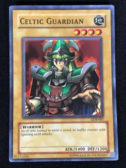 Yugioh Celtic Guardian LOB-007 Super (MP) - Image 1