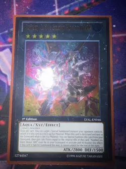 Yugioh Number C101: Silent Honor DARK LVAL-EN046 1st Edition Ultimate Rare LP - Image 1