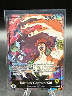 One Piece TCG: Eustass "Captain" Kid Leader Alt Art OP10-099 - Image 1