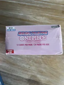 ONE PIECE ENGLISH TCG: MEMORIAL COLLECTION (EB-01) Extra Booster Box Sealed - Image 5