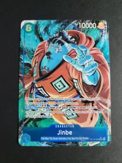 Jinbe (Alternate Art) OP14-049 SR Super Rare One Piece The Azure Sea's Seven - Image 1