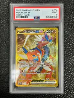 Koraidon EX Hyper Rare Holo Card 254/198 SV01 Scarlet & Violet Base Set PSA 9 - Image 1