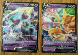 Lot of 2 Jumbo cards Pokemon TCG - Pikachu VMax, Galarian Rapidash & Alakazam - Image 3