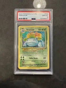 PSA 10 GEM MINT Venusaur Trading Card Game Classic CLV 2023 Pokemon 003/034 - Image 3