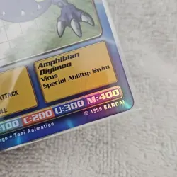 1999 Digimon Otamamon Holo Foil Card #ST-24s - Image 4