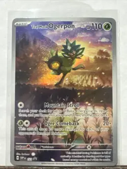 Teal Mask Ogerpon 123 Sv: Scarlet & Violet Promo Cards Holo - Image 1
