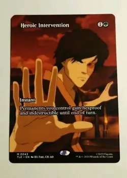 MTG Heroic Intervention #0043 Showcase Source Material Borderless Avatar Mythic - Image 1