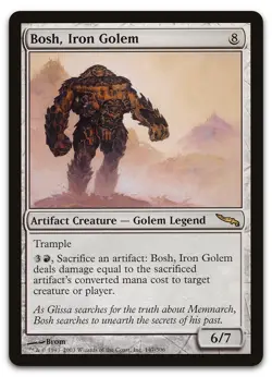 Bosh, Iron Golem #147 (NM) Mirrodin MRD Magic MTG - Image 1