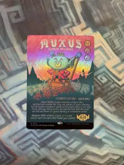 MTG Rainbow Foil Muxus, Goblin Grandee NM Unplayed Secret Lair Drop - Image 1