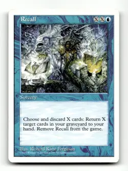 Recall Fifth Edition Rare Magic the Gathering - Image 1