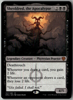 MTG Sheoldred, the Apocalypse 107/281 Dominaria United DMU 2022 NM - Image 1