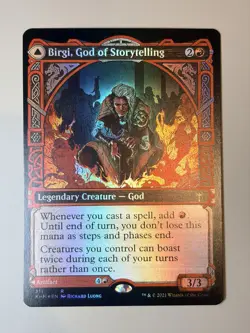 Birgi, god of storytelling (showcase) - Foil - English - MTG KHM - Image 1