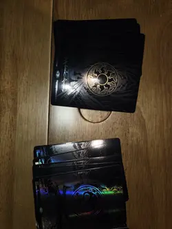 Raised Oil Slick Full Art Holo Basic Lands 30 - 6 of each curled - Image 3