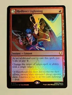 MTG Redirect Lightning #0151 FOIL Avatar: The Last Airbender Rare TLA - Image 1