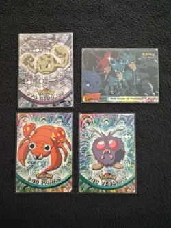 Pokemon TCG 4 Pokemon Card Lot - Topps Chrome Pokemon (4 Cards) - Image 1