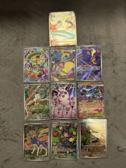 Pokemon TCG Phantasmal Flames 10 Card Lot Full Art Mint Meowth Gengar - Image 1