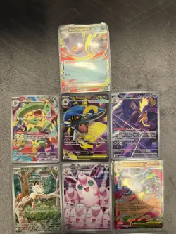 Pokemon TCG Phantasmal Flames 10 Card Lot Full Art Mint Meowth Gengar - Image 2