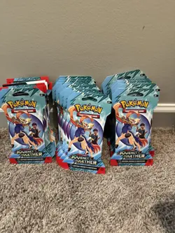 Pokemon TCG Journey Together 15 Sleeved Booster Packs Factory Sealed ships fast - Image 1