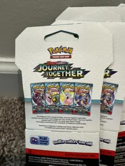 Pokemon TCG Journey Together 15 Sleeved Booster Packs Factory Sealed ships fast - Image 2