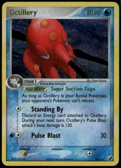 Octillery Reverse Holo 10/115 ex Unseen Forces 2005 MP Pokemon Card - Image 1