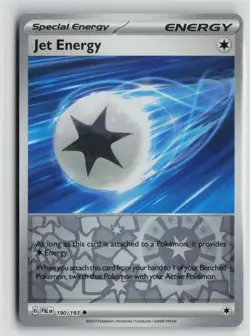 Pokemon TCG Paldea Evolved Jet Energy x1 NM Reverse Holo 190 - Image 1