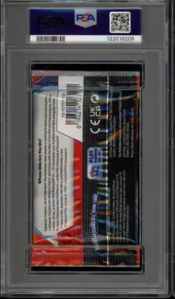 Pokemon Destined Rivals Ethan & Ho-Oh Sealed Booster Pack PSA 9 Mint - Image 2