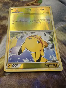 2010 Pokemon Common Undaunted Pikachu 61/90 Reverse Holo LP+/NM FREE SHIPPING - Image 4