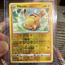 Pokemon - Pikachu #065/202 - SWSH01: Sword & Shield Base Set Reverse Holo - Image 1