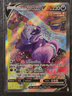 Pokemon Chilling Reign: Galarian Slowking V 179/198 - Image 1
