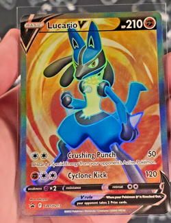 Lucario V SWSH213 - Pokemon SWSH: Sword & Shield Black Star Promo - Holo - NM - Image 3