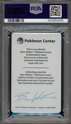 Pokemon Umbreon P.M. Center X Bear Walker Coll. Card Serialized 1586/1600 PSA 9 - Image 2