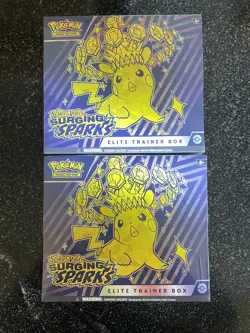 🔥 *SEALED* Pokemon Surging Sparks ETB Elite Trainer Box 🔥 2 PACK - Image 1