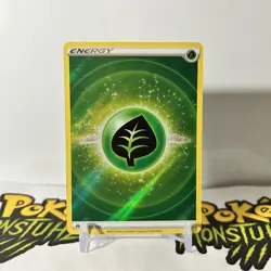 Pokemon TCG Grass Energy 152/159 Textured Reverse Holo Crown Zenith - NM - Image 1