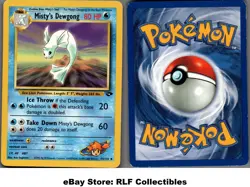 2000 Pokemon, Gym Challenge, #54/132 Misty's Dewgong, Uncommon - Image 1