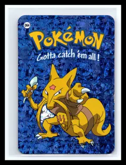 💥 Kadabra # 064 - Vintage Vending Machine Prism Sticker 2000 - Pokemon Holo - Image 1