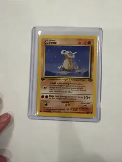 1st Edition Cubone 50/64 - Jungle - Common - Pokemon - NM/LP - Image 1