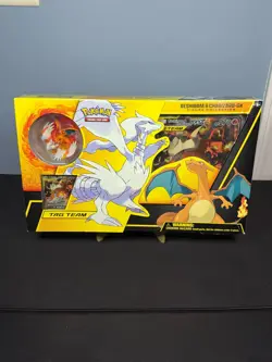 Pokemon TCG Reshiram & Charizard Tag Team GX Figure Collection Box- 2019 SEALED - Image 1