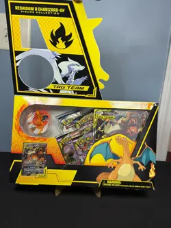 Pokemon TCG Reshiram & Charizard Tag Team GX Figure Collection Box- 2019 SEALED - Image 2