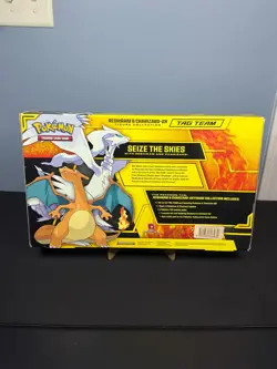 Pokemon TCG Reshiram & Charizard Tag Team GX Figure Collection Box- 2019 SEALED - Image 3