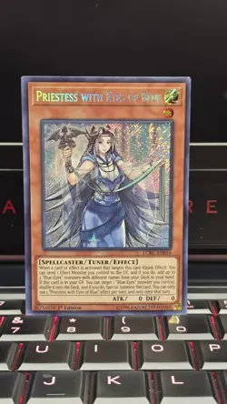 Priestess with Eyes of Blue LCKC-EN016 Legendary Collection Secret Rare LP - Image 1